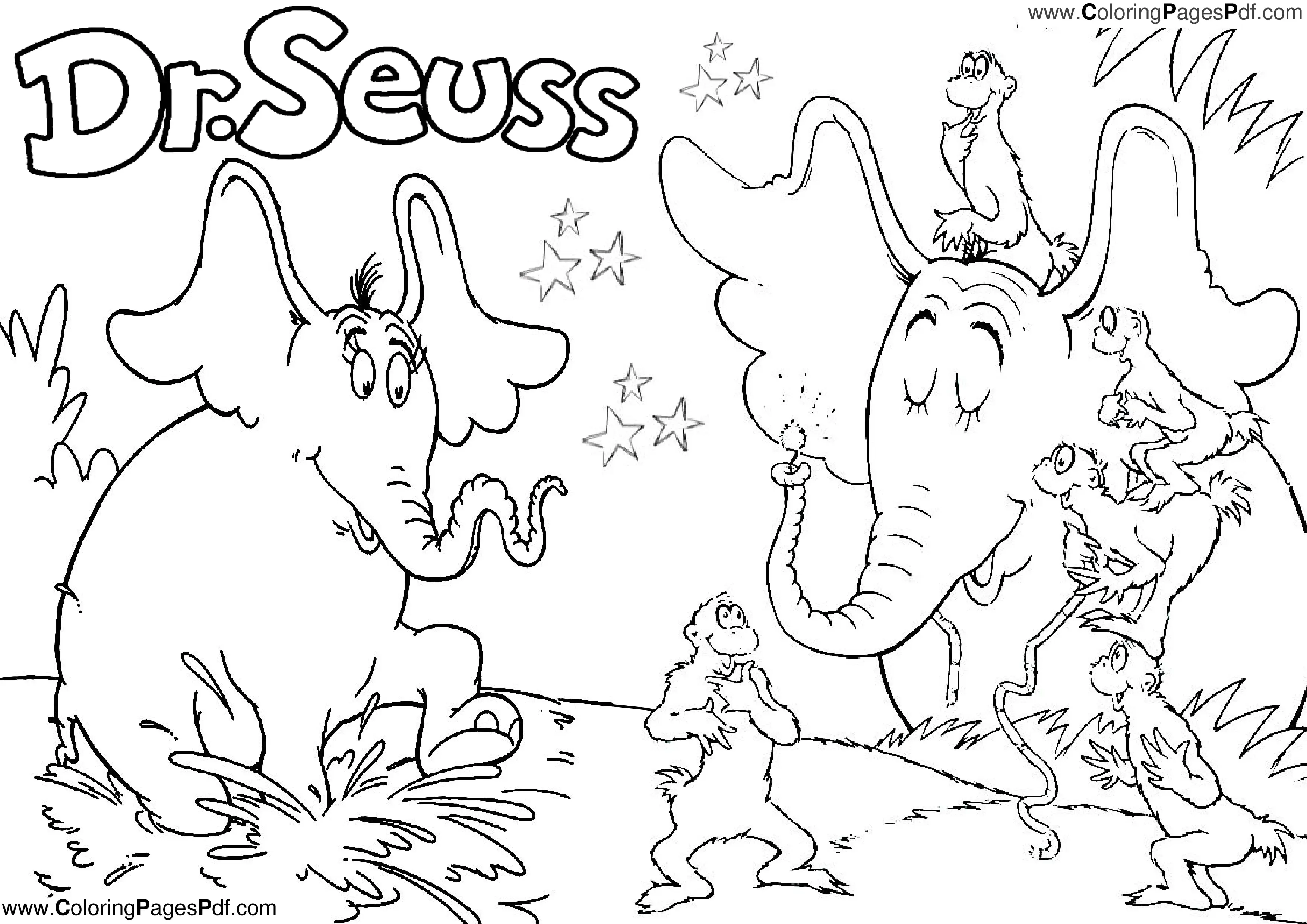 Dr seuss printable pdf