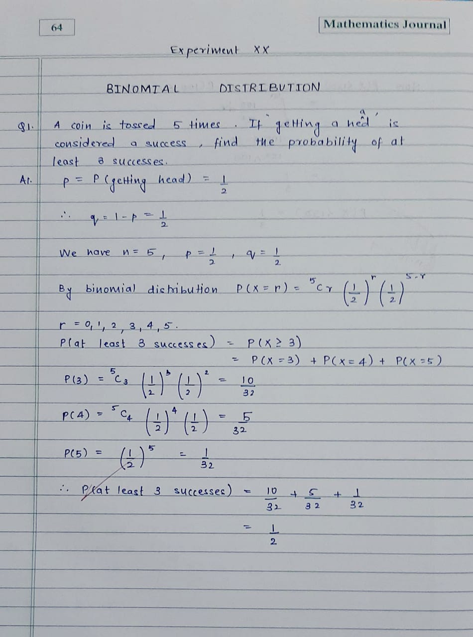 Std 12th maths practical journal solutions SSC board Maharashtra-Part-2