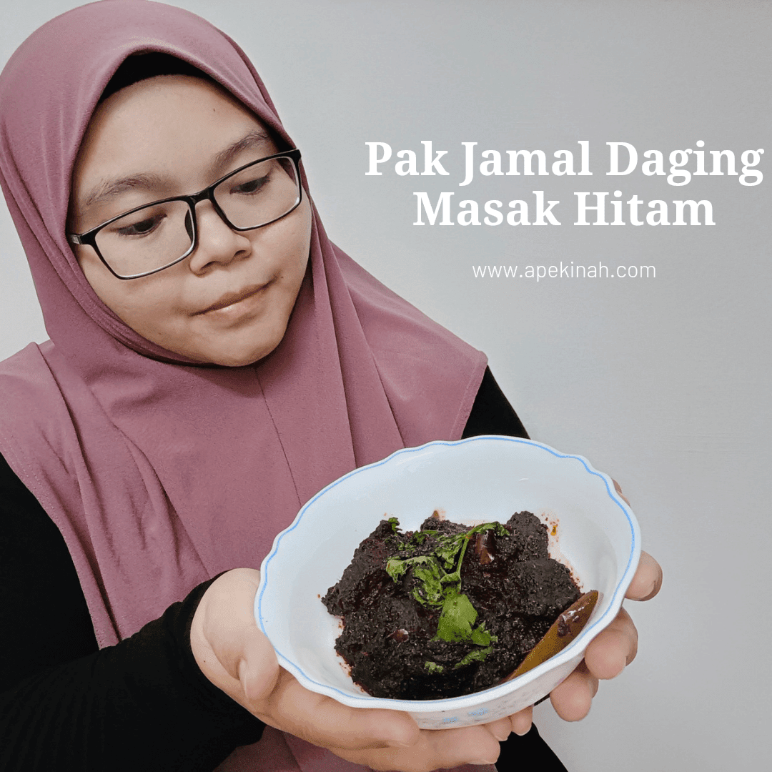 Korang Kena Cuba Homemade Daging Masak Hitam Pak Jamal