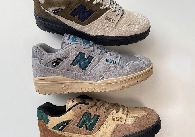 Confira detalhes da nova colab da Size? Com a New Balance 550s