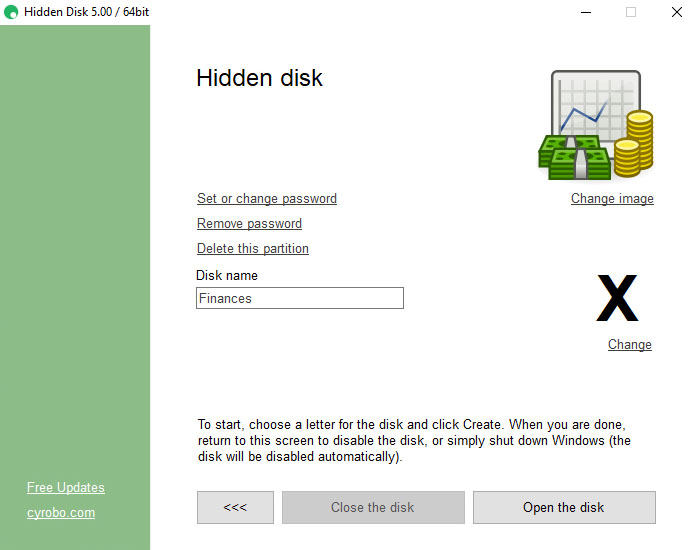 Cyrobo Hidden Disk Pro 5.06 scrennshot 2