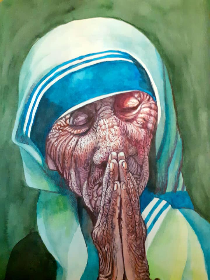 Mother Teresa .. Caricature by Mansour Albakri - Iraq