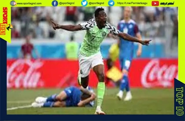 احمد موسى هو اللاعب الأكثر ظهورا في تاريخ نيجيريا برصيد 103 مباراة