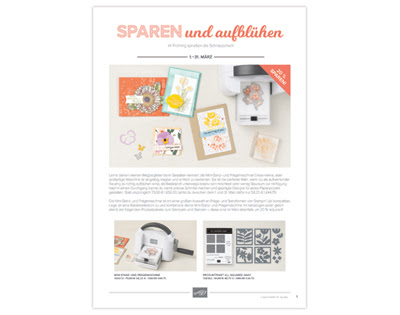 PDF Sparen und Aufblühen Stampin Up