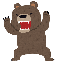 Angry bear