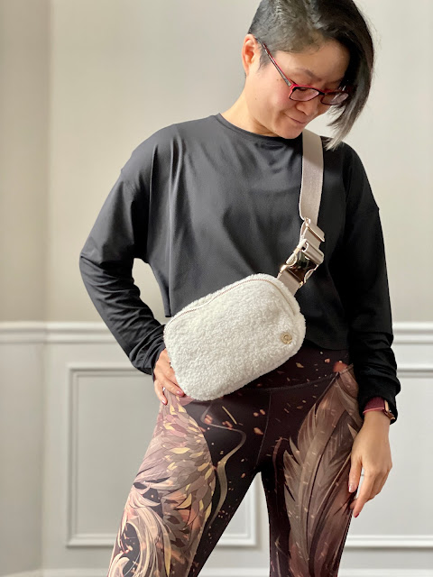 lulu everywhere fleece belt bag