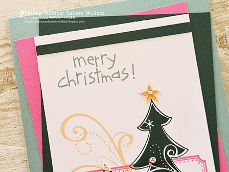 Stampin'Up! Loads of Love Season of Joy Christmas Card by Sailing Stamper Satomi Wellard