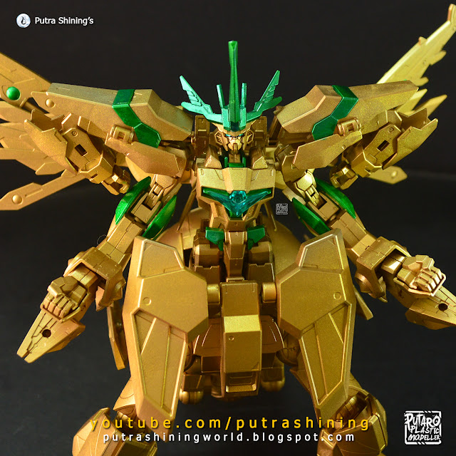 HGBD:R Re:Rising Gundam Custom Paint Gold! by Putra Shining