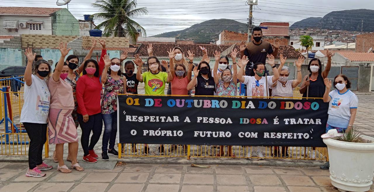 Jacobina: Dia do Idoso é comemorado com atividades realizadas pelo CRAS