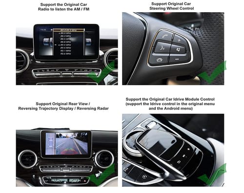 Dasaita Android Car Stereo WiFi Carplay for Mercedes Benz E Class