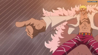 ワンピースアニメ ドレスローザ編 724話 ドフラミンゴ ドフィ DonQuixote Doflamingo | ONE PIECE Episode 724