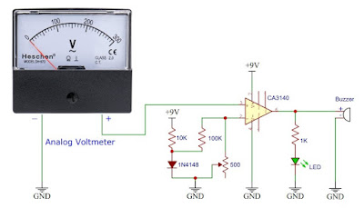 Unusual DIY Vibration Sensor using Analog Voltmeter !!