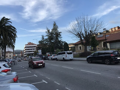 Fisio Posada de Llanera: Vista de la zona centro de posada de Llanera hacia el oeste