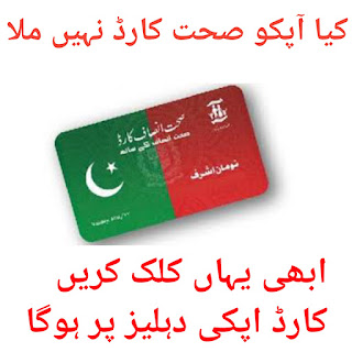 Naya pakistan qomi sehat card