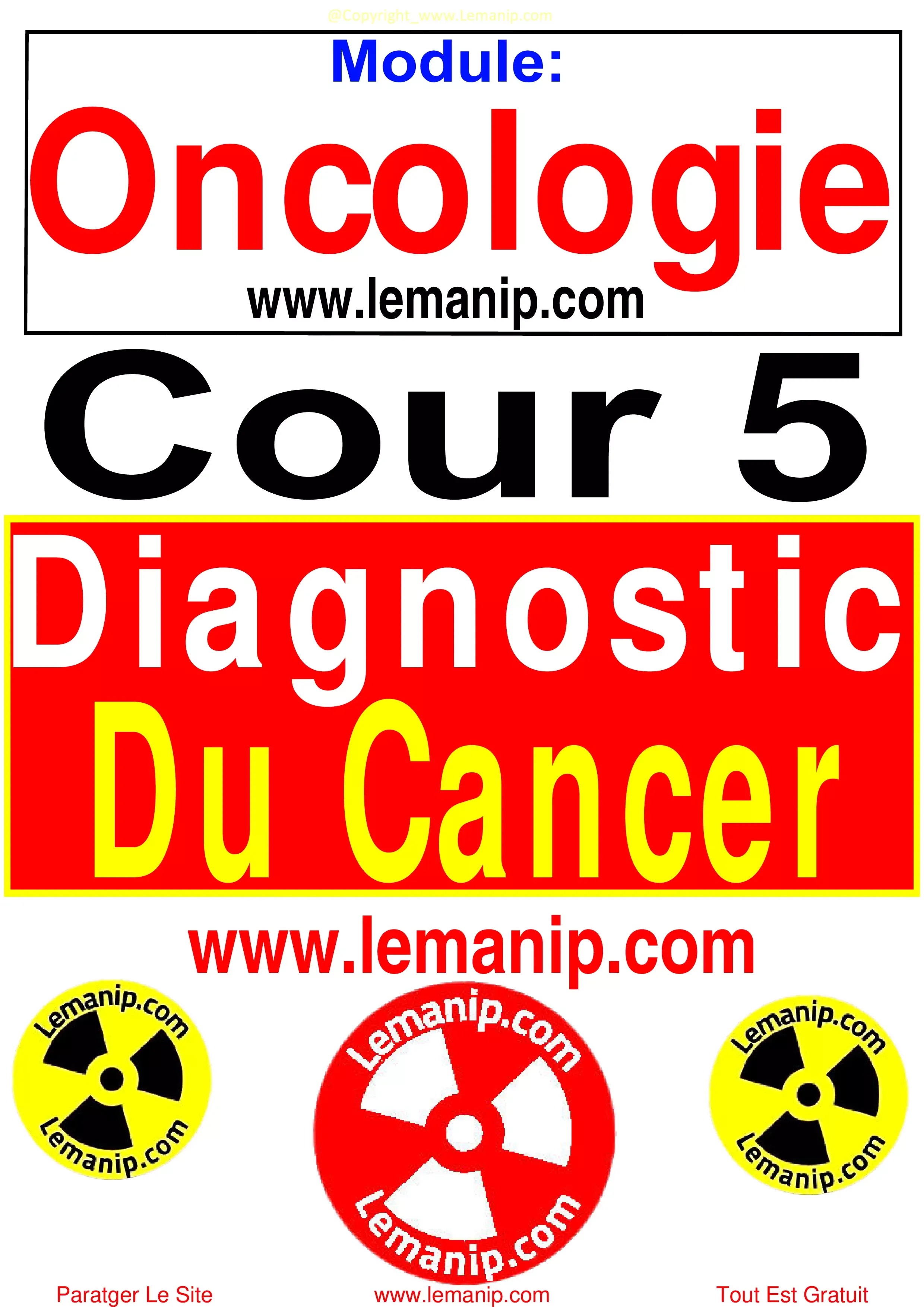 Diagnostic Des Cancers
