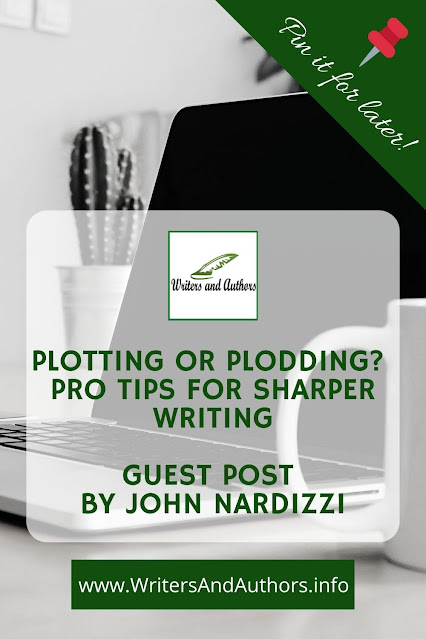 Plotting or Plodding  Pro Tips for Sharper Writing    Guest post by John Nardizzi