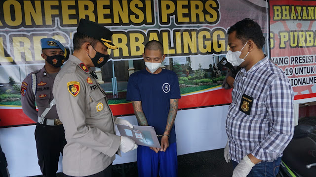 Satresnarkoba Polres Purbalingga Berhasil Ungkap Kasus Narkotika Jenis Sabu