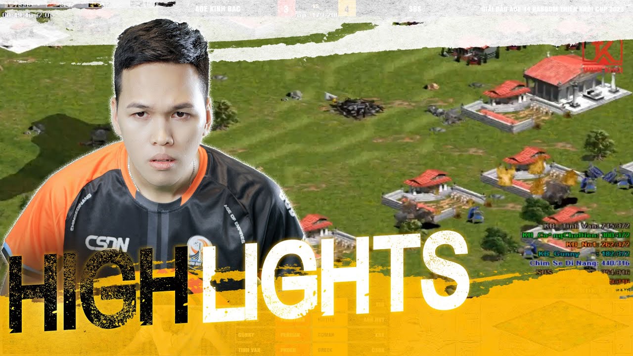 Chim Sẻ Đi Nắng đã có Y Thần Greek nhưng AE Kinh Bắc quá đông | AOE Highlights