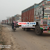 गिद्धौर-जमुई बायपास पर खराब हुआ ट्रक, 15 घंटे से अधिक समय तक लगा जाम