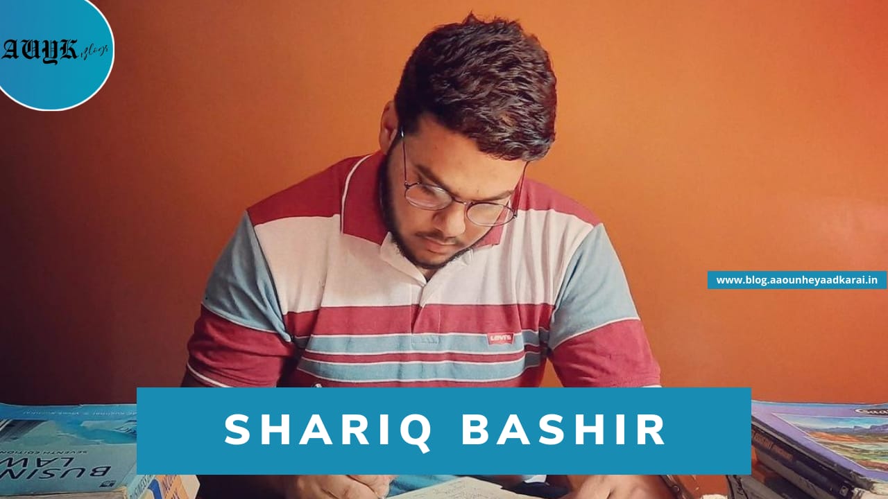 Shariq Bashir : An aspiring author of "Suicide Is Not An Option" is inspiring others