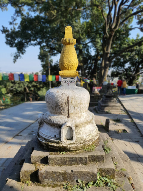 Templo dos Macacos de Swayambhunath em Kathmandu