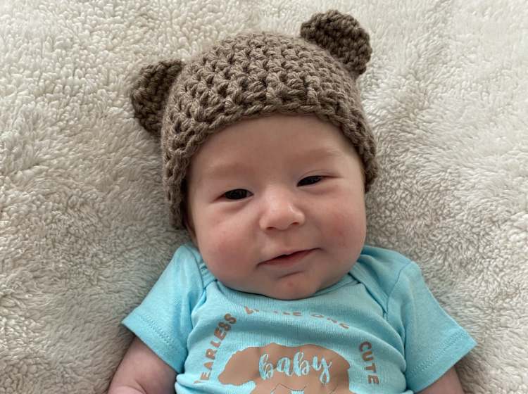 My Hobby Is Crochet: Fluffy Bear Baby Hat - Free Crochet Pattern