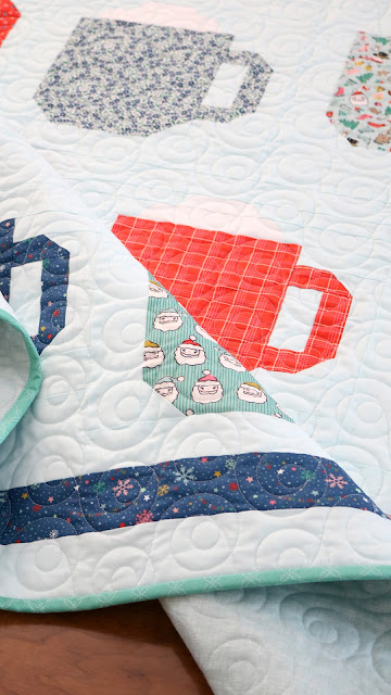 Mod Mugs quilt pattern by Andy Knowlton of A Bright Corner