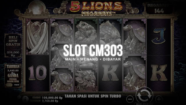 5 Lions Megaways CM303 - Dapat Free Spins Lebih Mudah di Pragmatic Play