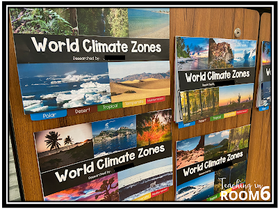 World Climate Zones google slides template to help 3rd graders research the zones
