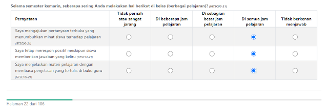 google ads Pengisian Survei Lingkungan Belajar Jenjang SD Tahun 2022