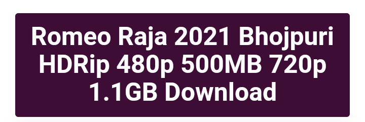 Romeo Raja 2021 Bhojpuri HDRip 480p 500MB 720p 1.1GB