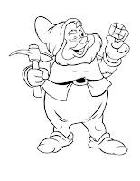 Dwarf coloring page