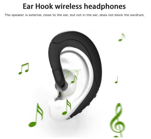 AOCOAKW Ear Hook Bluetooth Headset V5.0 with Mic