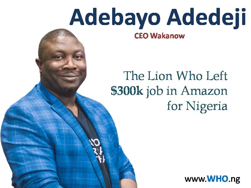CEO Wakanow Adebayo Adedeji