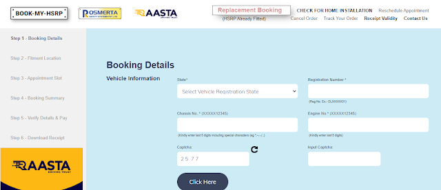 appointment booking process