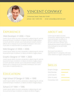 Template CV Word