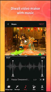 Diwali Video Maker app with Song