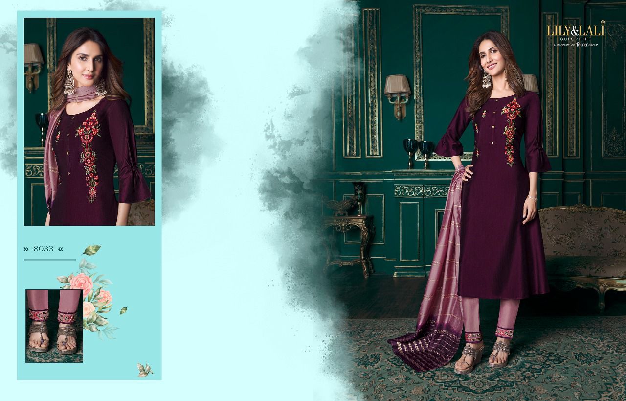 Lily Lali Meera Readymade Pant Style Suits Catalog Lowest Price