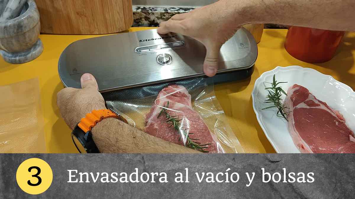 ✓ Probando la COCINA al VACÍO ¡EN CASA! 🏠 Sous-Vide Kitchenboss G320  Cocinar a BAJA TEMPERATURA 