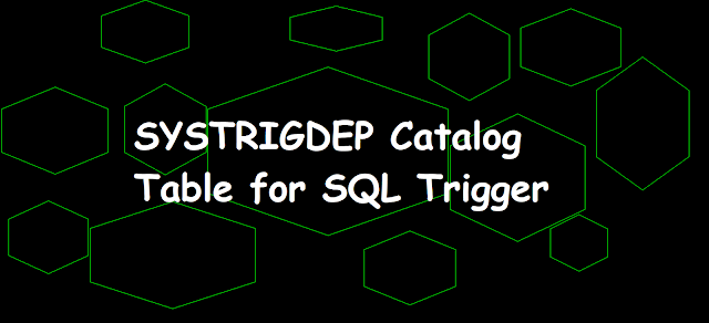 SYSTRIGDEP Catalog Table for SQL Trigger, SYSTRIGDEP, SQL Trigger, db2 catalog, ibm catalog, ibmi, as400