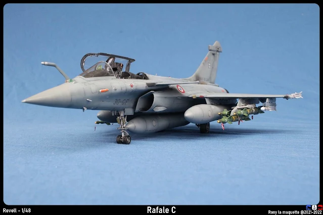 Maquette du Rafale C de Revell au 1/48..