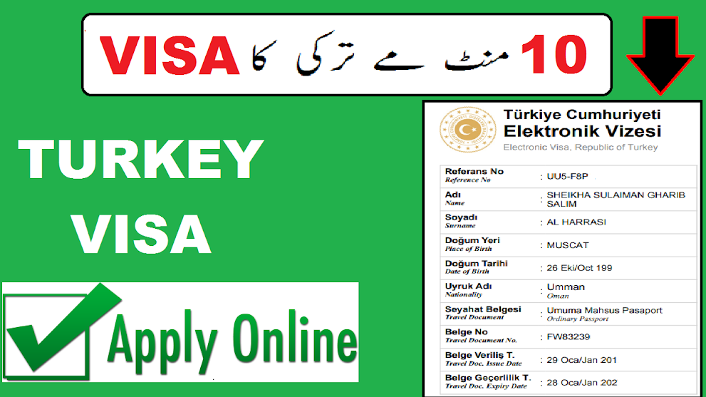 Turkey e visa online Apply