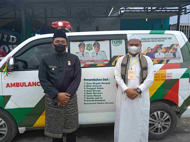 FKJPMI Marelan Berikan Plakat Pada Walikota Medan Dan Luncurkan Mobil Ambulance