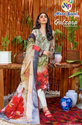 Nand Gopal Gull Zara Cotton Pakistani Dress material