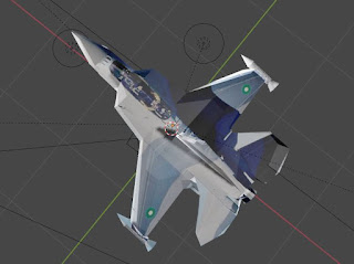 F16 fighter jet 3d Model blender