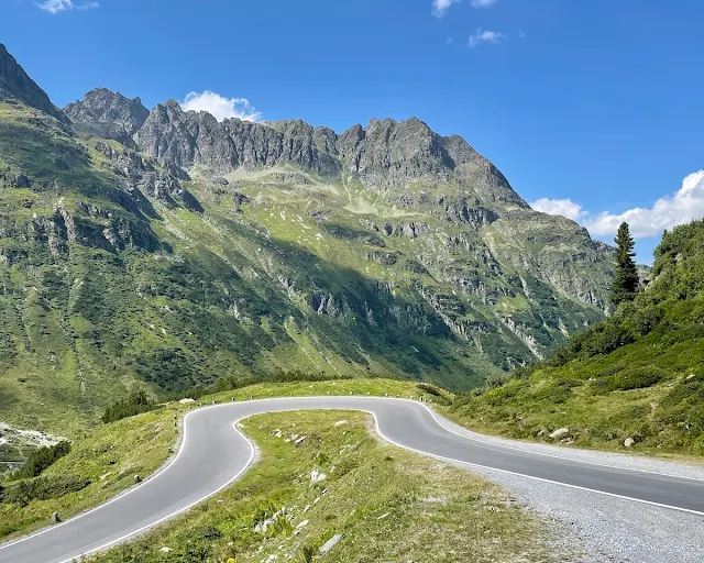 Strada alpina del Silvretta