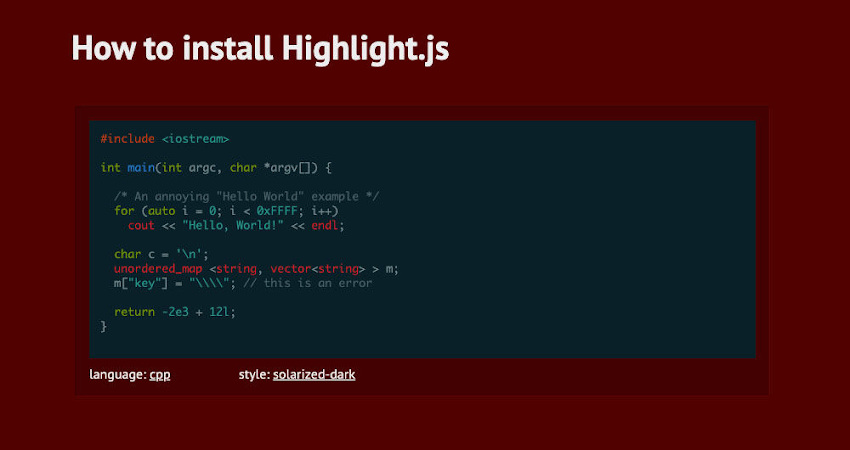 How to use highlight.js