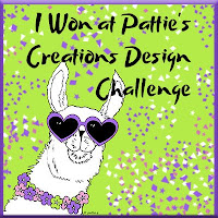 Winner at Pattie's Creations Challenge 210