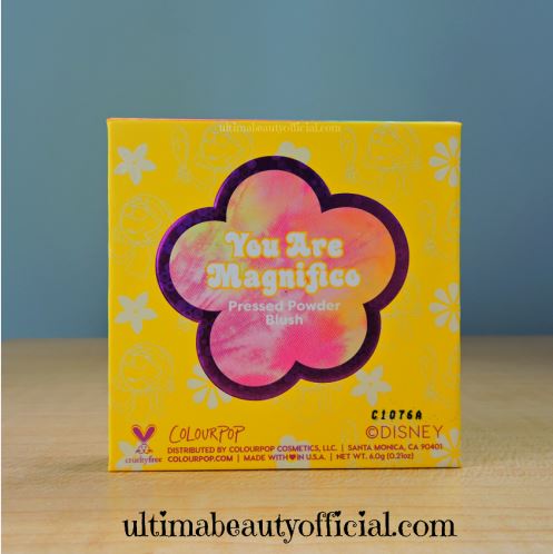 Back packaging of Pressed Powder Blush in You Are Magnifico