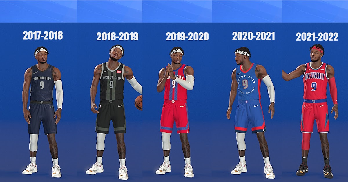 NBA 2K24 Detroit Pistons 2024 Concept Jersey - Shuajota: NBA 2K24